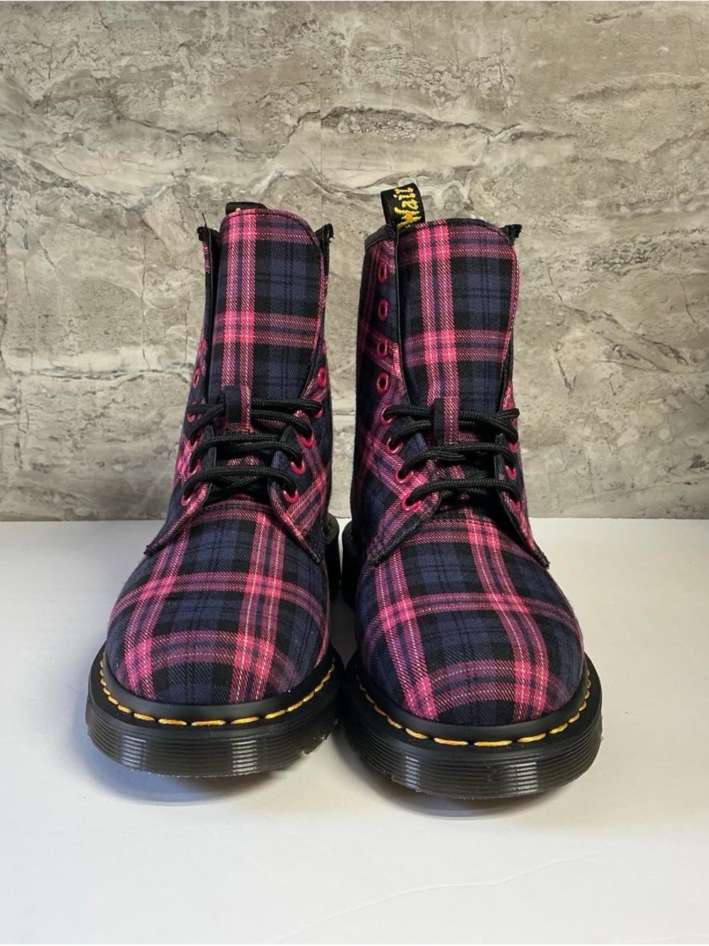 Dr. Martens 1460 TARTAN Lace Up Boots - Picture 10 of 12